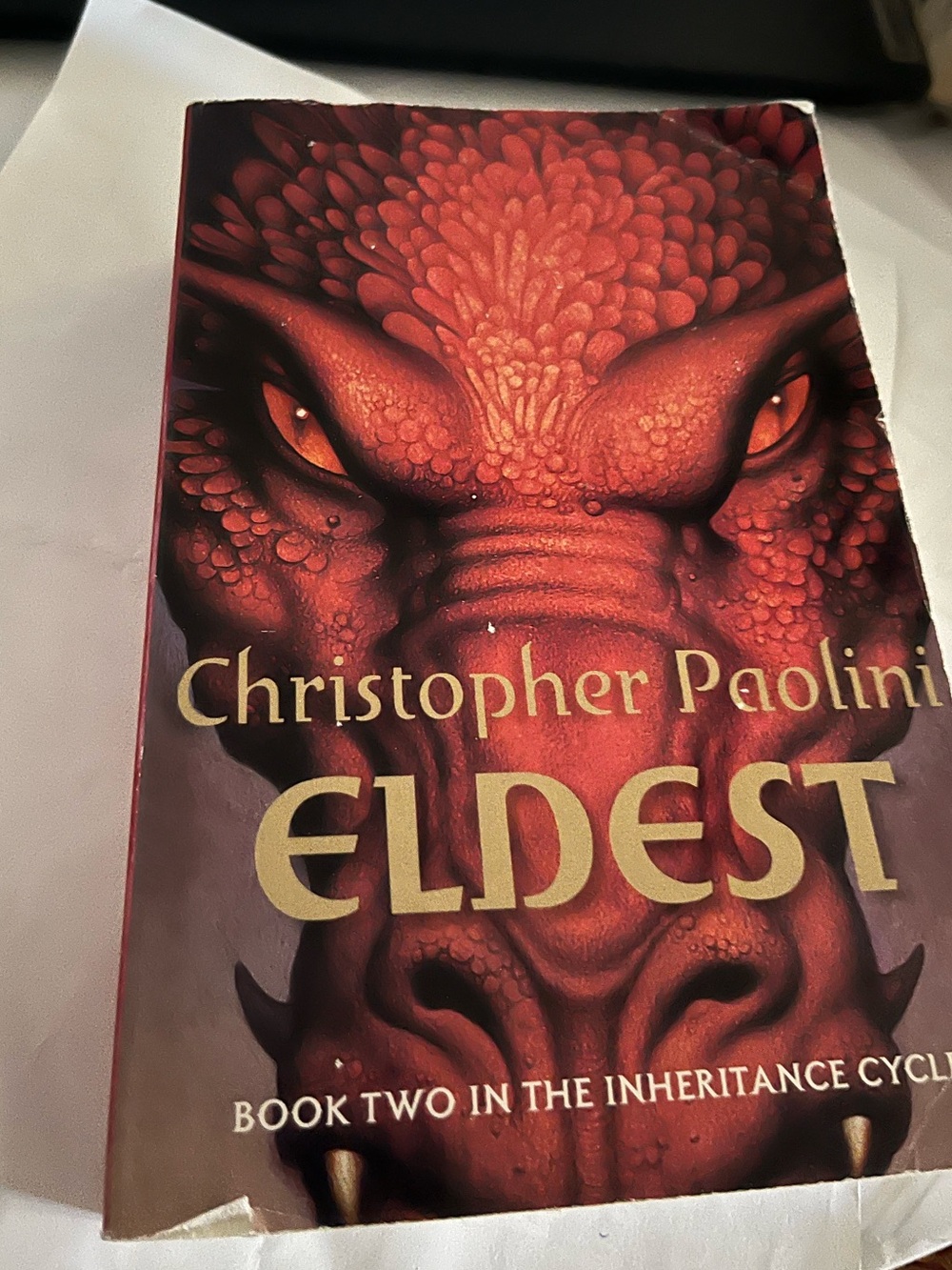 Eldest by the Christopher Paolini Book Paperback Used
